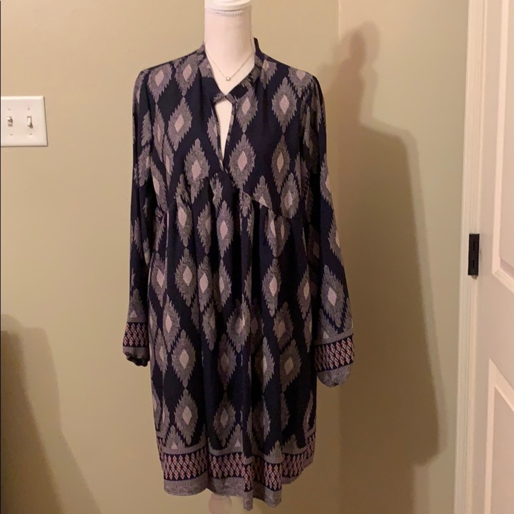 Blue Mint Bohemian Style Dress Size Large
